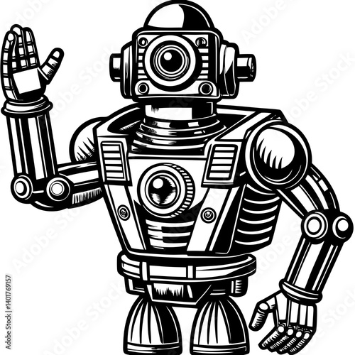 AI robot icon