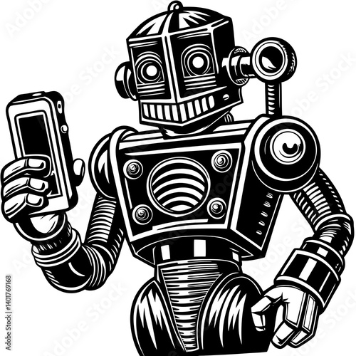 AI robot icon