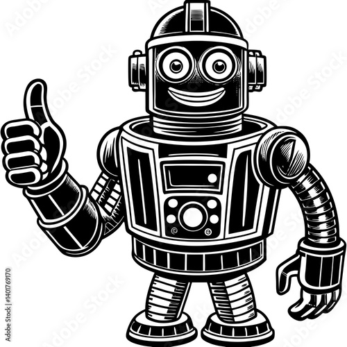 AI robot icon