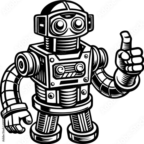 AI robot icon