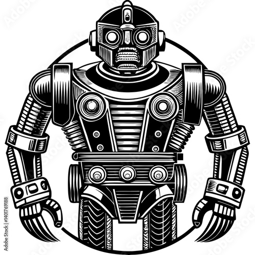 AI robot icon