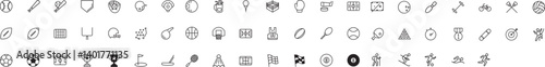 Obraz na płótnie Sport – Essential Vector Icon Pack. over 60 carefully designed icons, this pack delivers the perfect visual tools for sports apps, fitness websites, training platforms, event branding, and more. w salonie