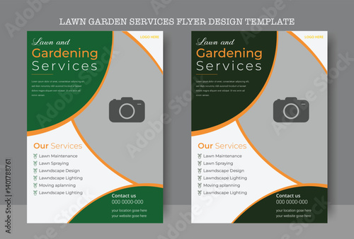 Lawn care or ago farm web banner template, Lawn mower garden or landscaping service web banner template