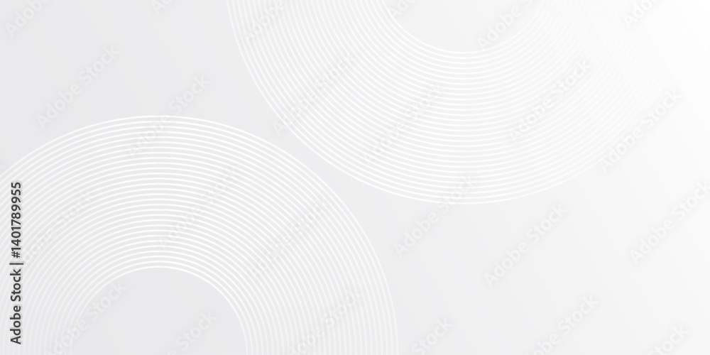White cirle lines on gray background. Modern shiny blue circle modern abstract simple White cirle lines on gray background. Modern shiny blue circle modern abstract simple