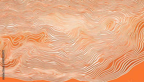 Orange-White-Lines-Abstract-Background-Modern-Art-Texture