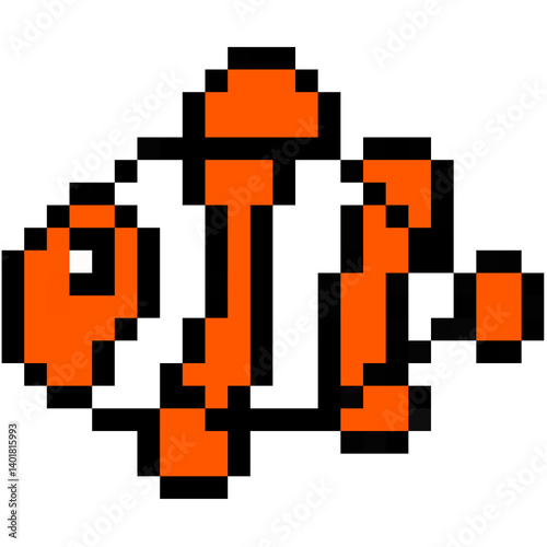 Pixel Art style illustration of animals	