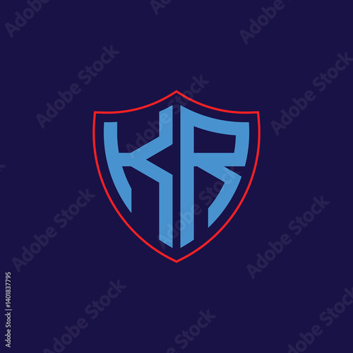 Free Download Corporate Shield Logo with Letter Combination - GFXLoad