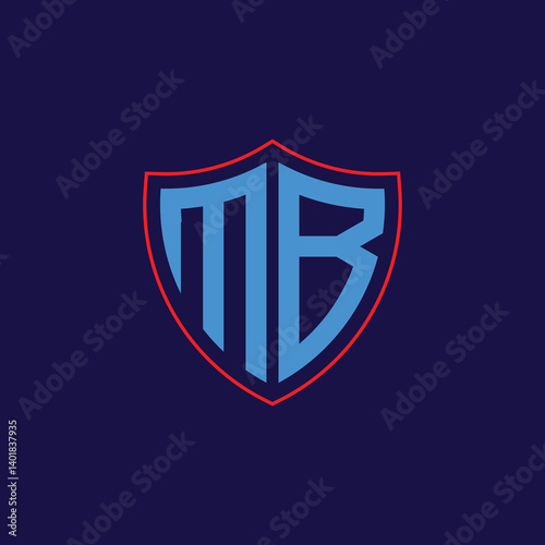 Free Download Corporate Shield Logo with Letter Combination - GFXLoad
