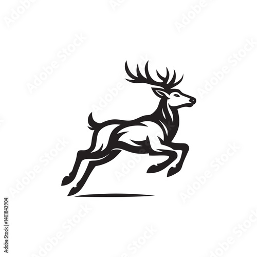 deer silhouette vector