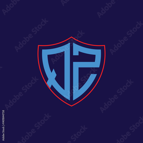 Free Download Corporate Shield Logo with Letter Combination - GFXLoad