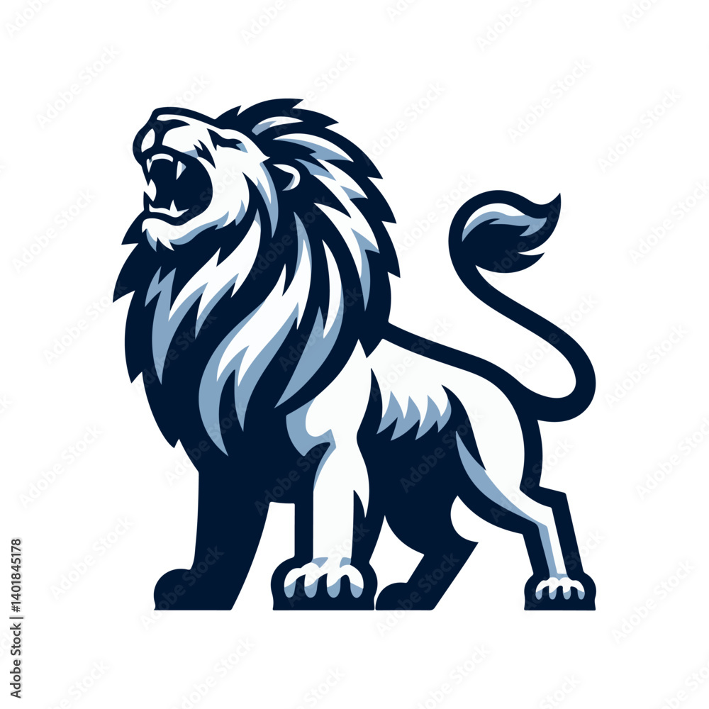 custom made wallpaper toronto digitalangry lion mascot logo vector illustration