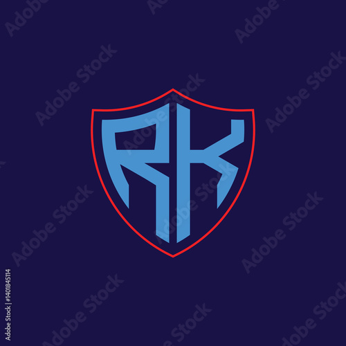 Free Download Corporate Shield Logo with Letter Combination - GFXLoad