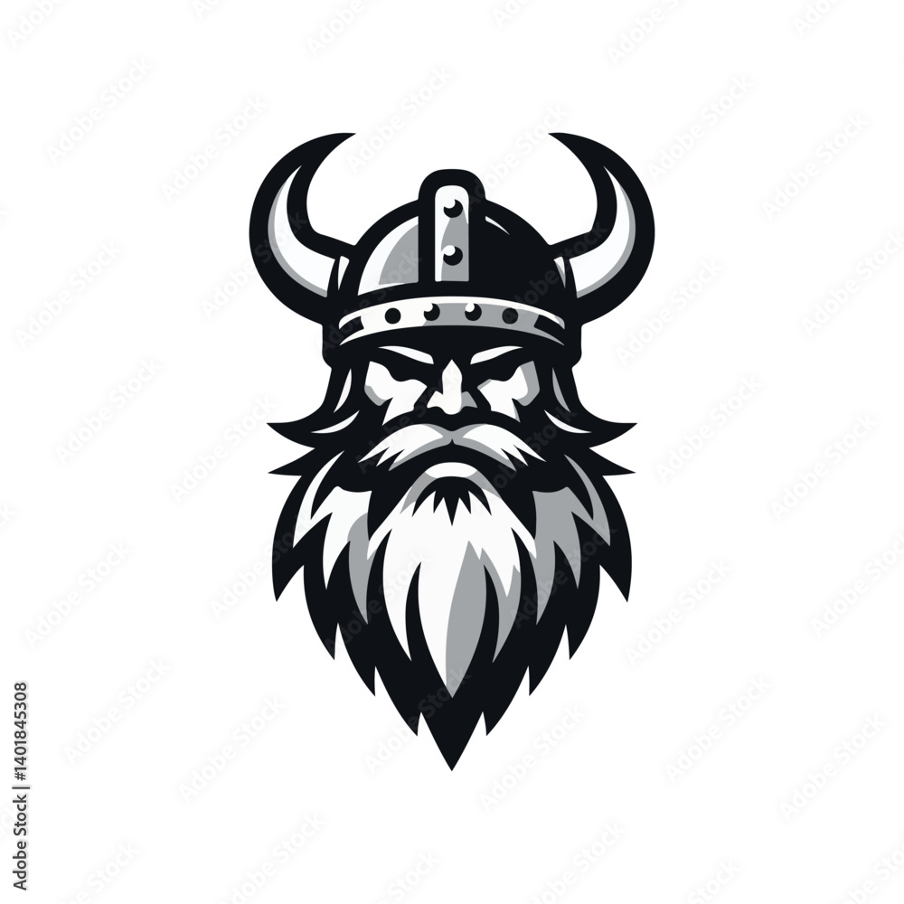 custom made wallpaper toronto digitalviking mascot logo vector illustration