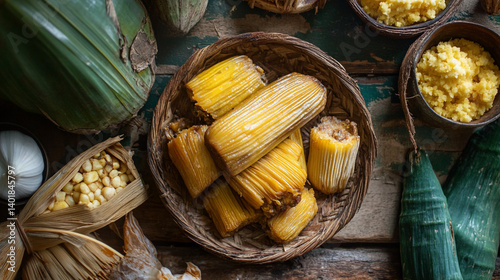 Delicious humitas recipe south american corn dish traditional cuisine food photography and cooking inspiration photo