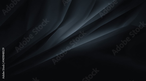 A dark, flowing fabric with subtle light reflections, creating a sense of depth and elegance.