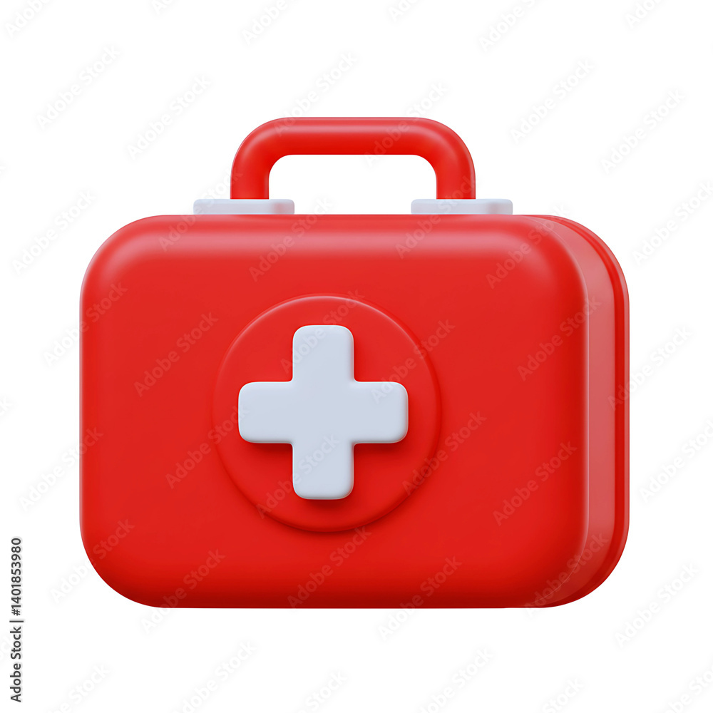 Obraz premium First Aid Kit on Transparent Background