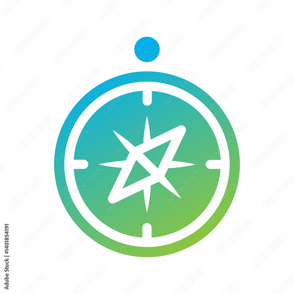 A compass representing navigation and direction finding. A compass representing navigation and direction finding.