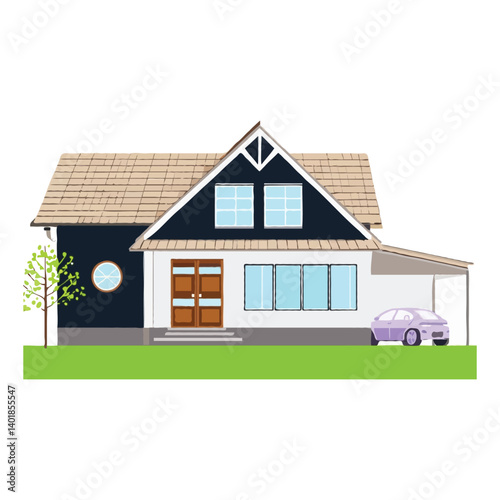 modern house vector