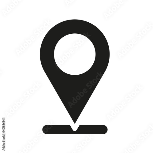 A location pin indicating a specific place on a map.