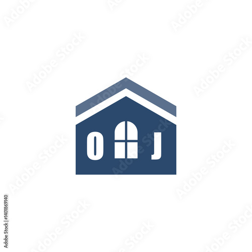 Modern Home Improvement Logo Design with Roof Icon