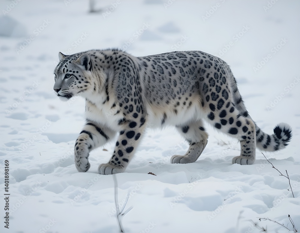 Obraz premium snow leopard portrait