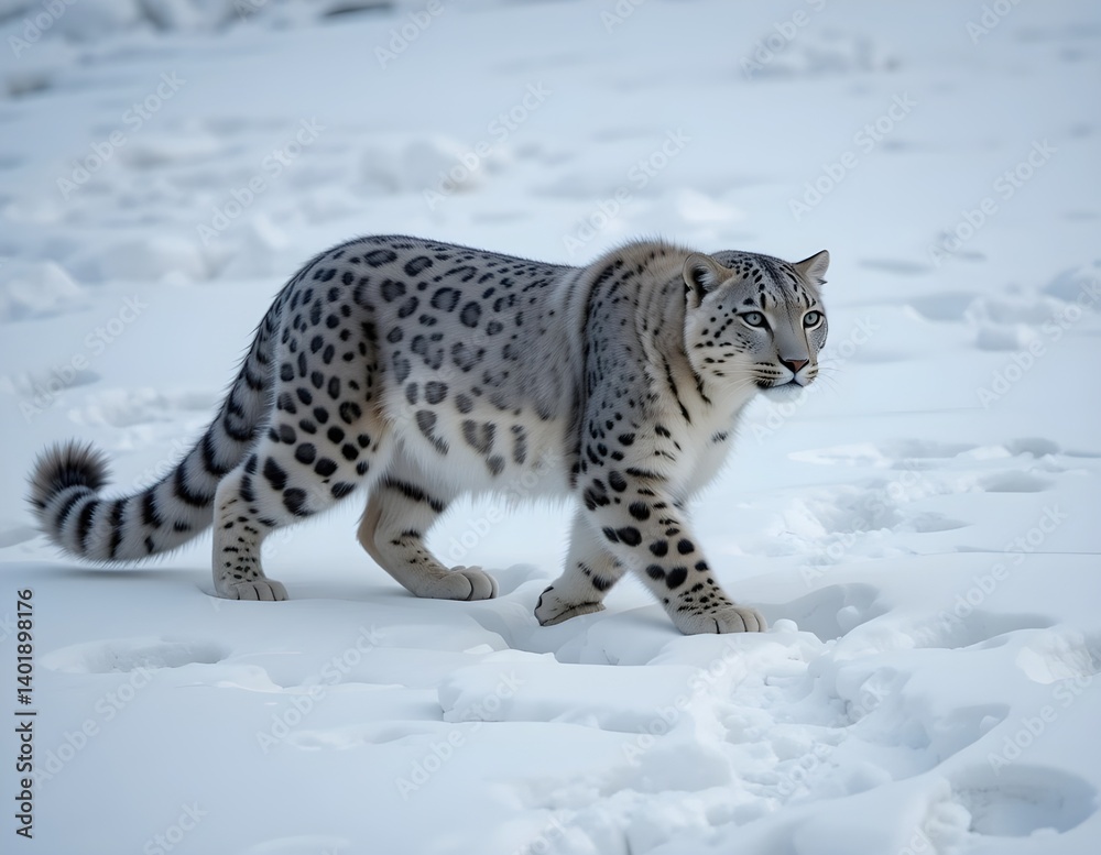 Obraz premium snow leopard portrait