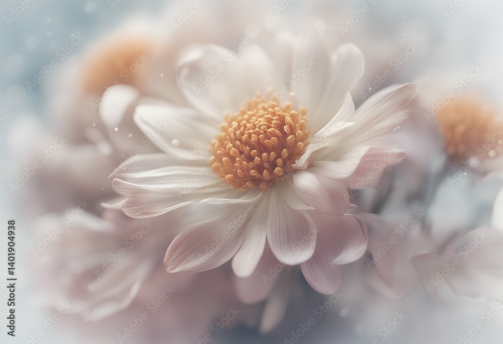 illustration flower white soft translucid petals background macro colors bouquet qith closeup slice beautiful floral bloom ai blossom light summer thin spring transparent generative nature pastel illustration flower white soft translucid petals background macro colors bouquet qith closeup slice beautiful floral bloom ai blossom light summer thin spring transparent generative nature pastel