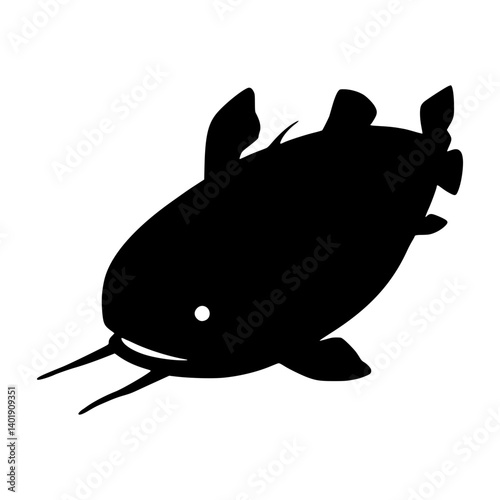 Alaska Dreamer Silhouette Fish Graphic Icon