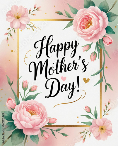 Celebrate Mother's Day with this timeless and elegant floral art.