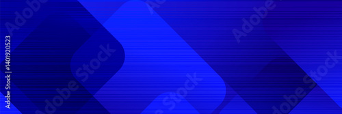 Vector abstract graphic design Banner blue technology background. 