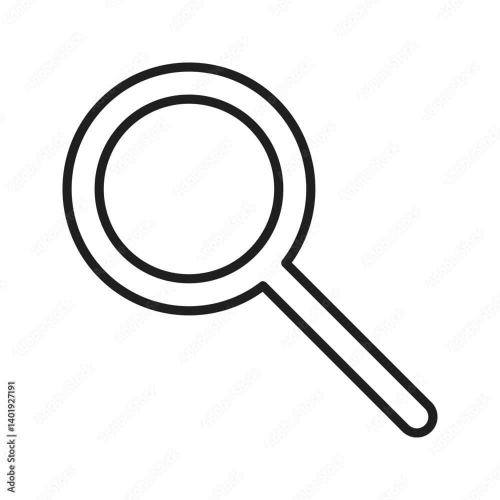 Magnifying search icon with modern, minimal design. Perfect for search tools, websites, apps, and analytics. High-quality vector, fully scalable and easy to customize. Magnifying search icon with modern, minimal design. Perfect for search tools, websites, apps, and analytics. High-quality vector, fully scalable and easy to customize.