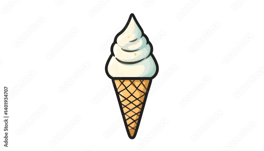 ice cream cone isolated on white ice cream cone isolated on white