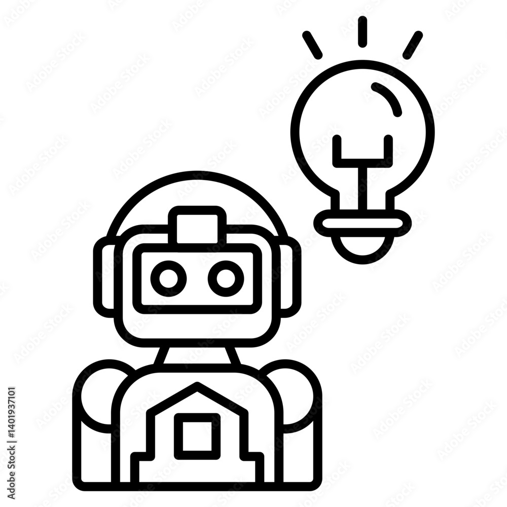 Fototapeta premium Knowledge Agent Icon
