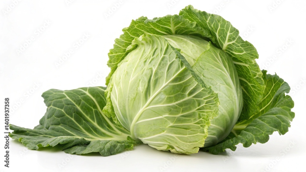 Obraz premium cabbage isolated on white background