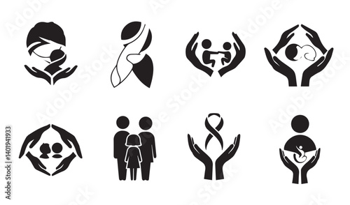 Protecting Family imagery highlighting caring hands safeguarding loved ones through inspiring designs

