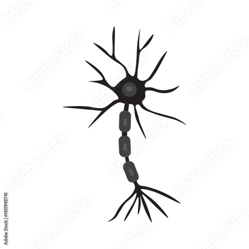 motor neuron glyph icon