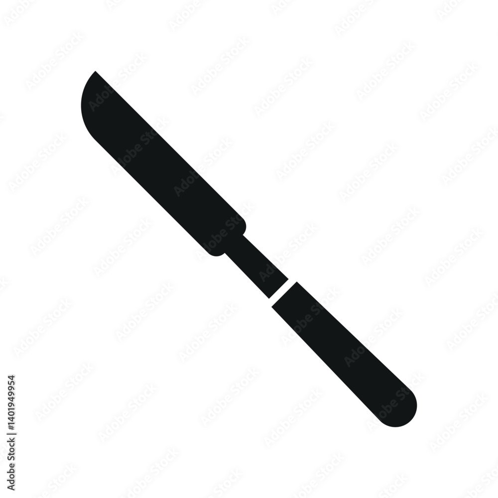 Knife icon represents cutting tools, tableware essentials, and culinary precision in every meal prep. Knife icon represents cutting tools, tableware essentials, and culinary precision in every meal prep.