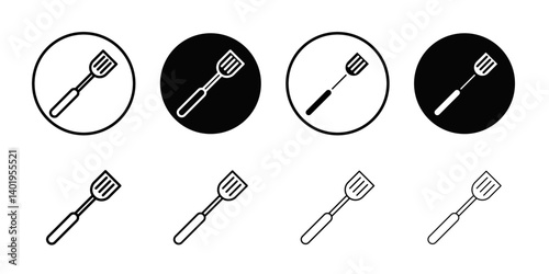 spatula icon Thin line art collection