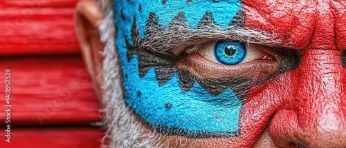Painted Face, Tribal Inspired