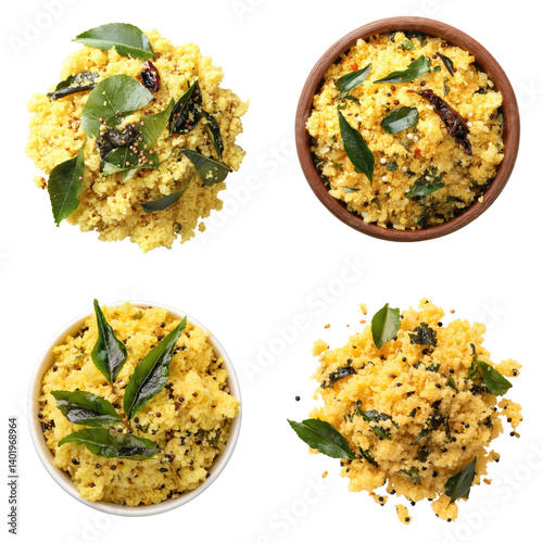 Millet Upma with Curry Leaves