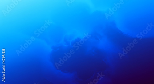 Wallpaper Mural Azure Depths AI Generated Torontodigital.ca