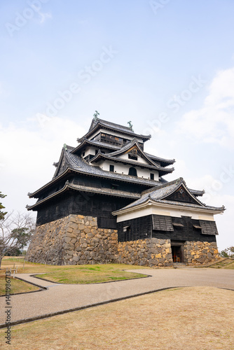 Obraz na płótnie 島根県 国宝 松江城 w salonie