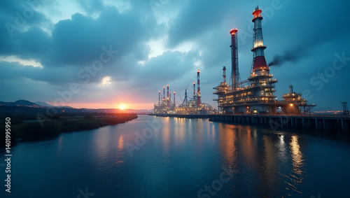 Comprehensive analysis of the future of fossil fuels examining technological advancements renewable integration market transitions and energy policy to inform global energy strategy in  Photo Stock  C