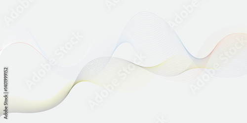 A colorfull webline and valleys is featured 
in an abstract background illustration 
