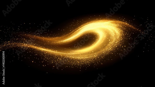 Black hole accretion disk visual photo