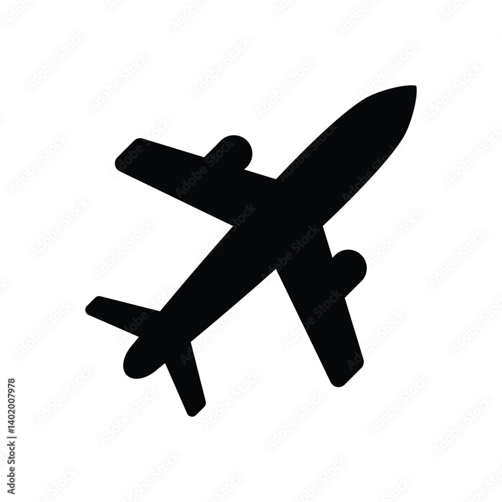 Obraz premium vector airplane icon