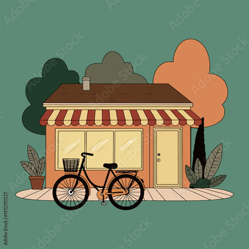 Storefront with Bicycle