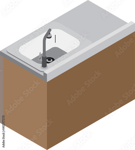 isometric kitchen 