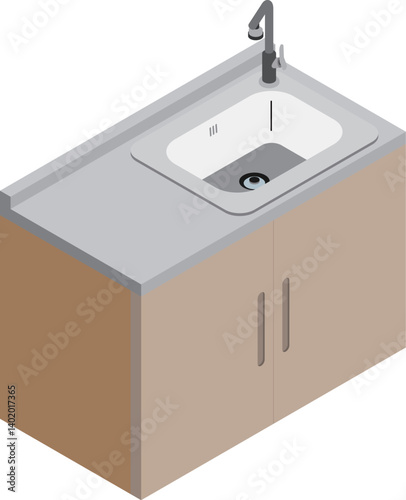 isometric kitchen 