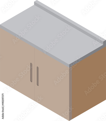 isometric kitchen 